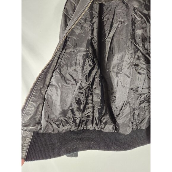 D,A,N,Y, Direct Action New York Bomber Jacket Timeless Black Soft Lamb Leather M - Picture 6 of 10